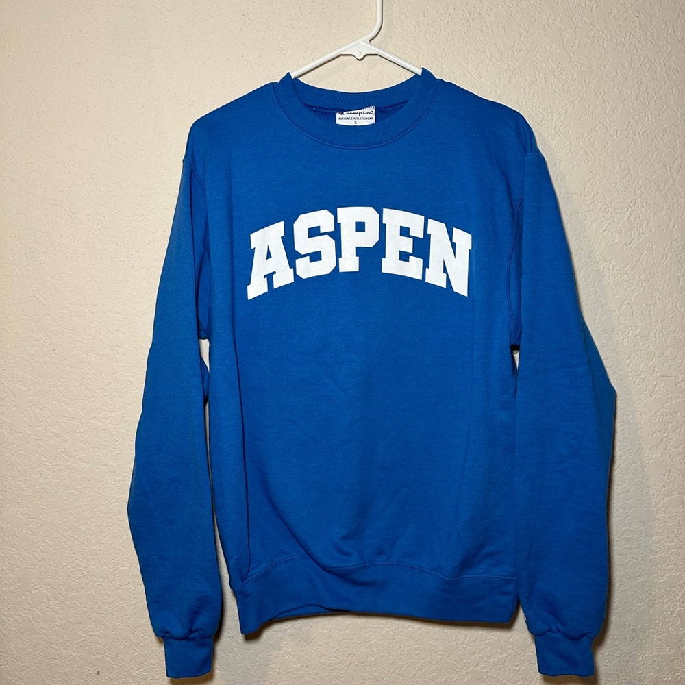 Aspen Champion blue crewneck size small